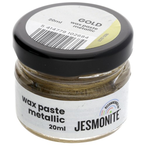 Pâte de cire métallique  - Jesmonite - Doré x20ml