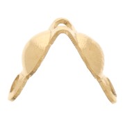 Cache noeuds 3 mm avec anneaux fermés - Acier inoxydable 303L Doré x25