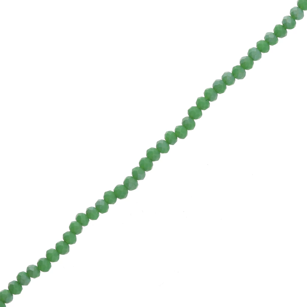Lot De 100 Perles Facettées De Bohême Preciosa - 4 Mm - Couleur Émeraude - Pour Création Bijoux