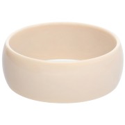 Bracelet jonc épais en résine opaque 69 mm - Nude x1|raw }}