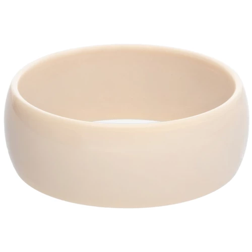 Bracelet jonc épais en résine opaque 69 mm - Nude x1