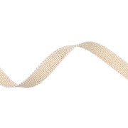 Ruban métallisé Mokuba 9 mm - Light Gold fil doré x50cm