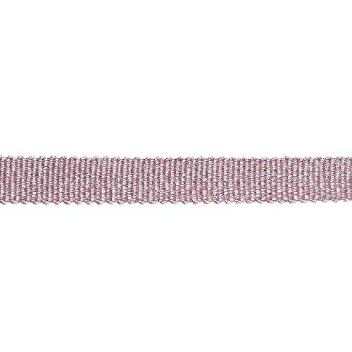 Ruban métallisé Mokuba 9 mm - Violet fil argenté x50cm