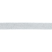 Ruban métallisé Mokuba 9 mm - Bleu clair fil argenté x50cm