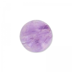 Cabochon rond 6 mm Améthyste x1