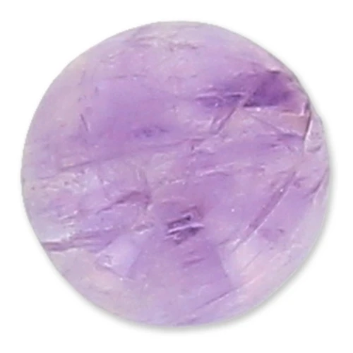 Cabochon rond  6 mm Améthyste x1