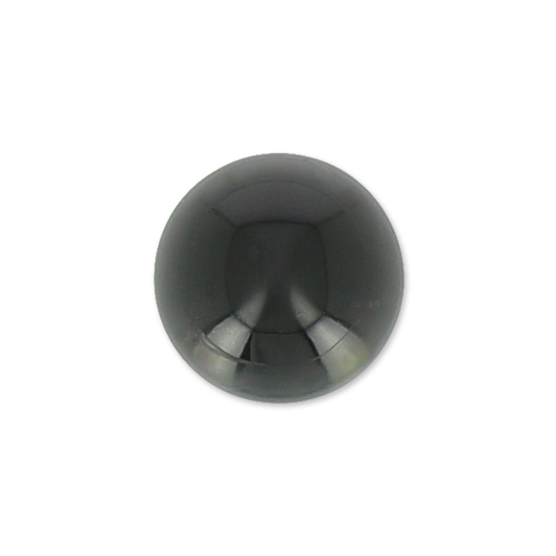 Cabochon En Onyx Noir Rond - Diamètre 15 Mm - Pierre Pour Création Bijoux