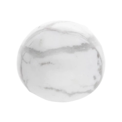 Cabochon rond 6 mm Howlite x1
