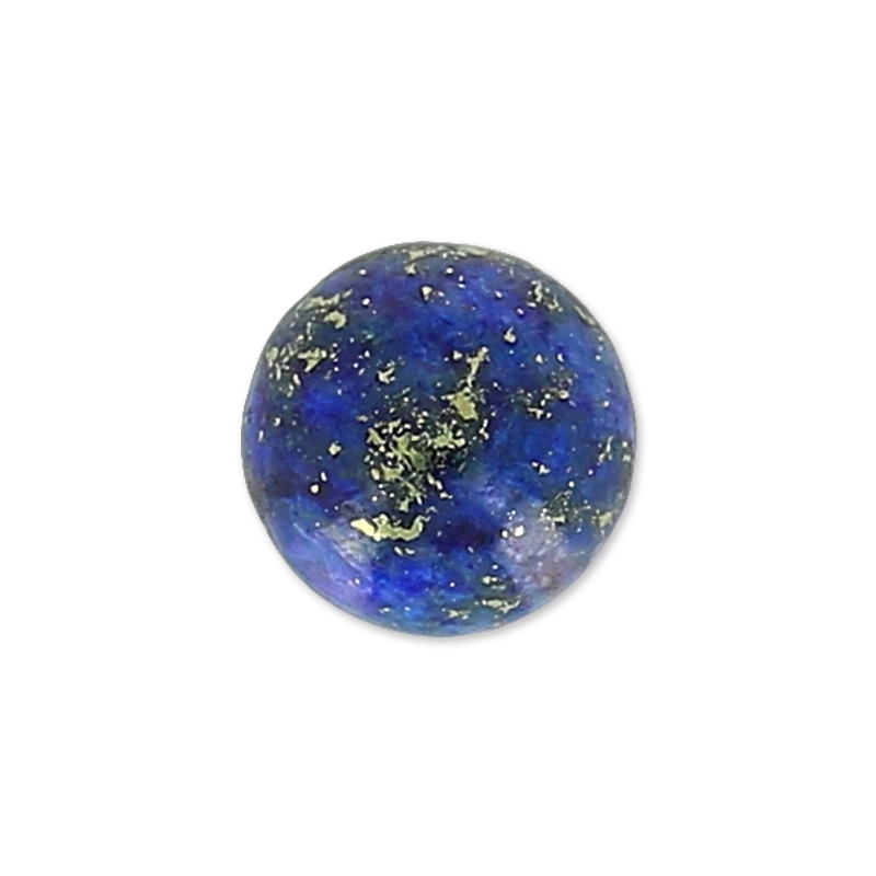 2 Cabochons Ronds Lapis Lazuli 6mm - Pour Création Bijoux - Neuf - Réf. 7427039732901
