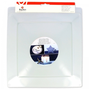 Moule pour béton créatif 18.5x18.5 cm carré