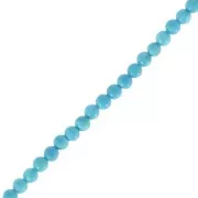 Perles rondes imitation Turquoise 2 mm x38cm