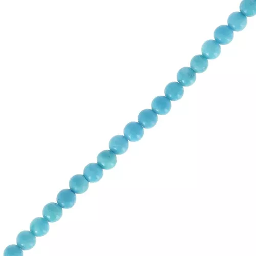 Perles rondes imitation Turquoise 2 mm x38cm