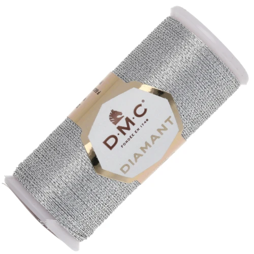 Fil à broder DMC Diamant Silver (D415) x35m