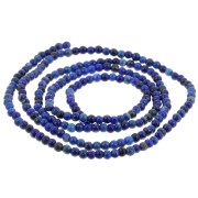 Perles rondes 2 mm en pierre gemme - Lapis Lazuli x38cm|raw }}