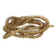 Cannetille spirale frisée 3.1 mm pour broderie - création broches - Dark Bronze x3