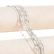 Perles rondes 2 mm pierre gemme - Howlite x38cm