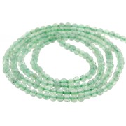 Perles rondes 2 mm en pierre gemme - Aventurine x38cm|raw }}