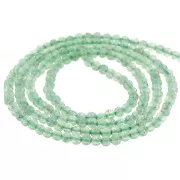 Perles rondes 2 mm en pierre gemme - Aventurine x38cm