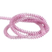 Cannetille spirale frisée 3.4 mm pour broderie - création broches - Rose x3|raw }}