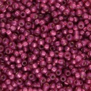 Rocaille Miyuki Duracoat 11/0 4247 - Dyed Peony Pink Silver Lined  x8g|raw }}