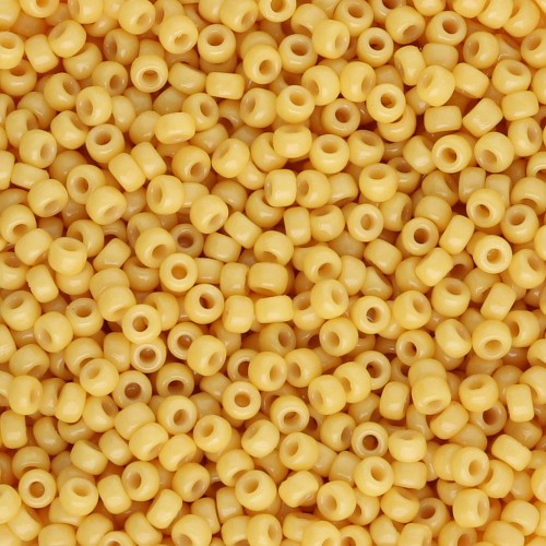 Rocaille Miyuki Duracoat 11/0 4452 - Dyed Opaque Banana x8g