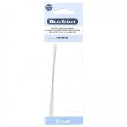 Aiguilles torsadées fines pour enfiler les perles 88 mm x10|raw }}