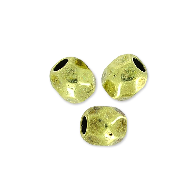 20 Perles Facettes De Bohême 8mm - Couleur Bronze Or - Marque Preciosa