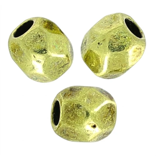 Perles facettes 4 mm bronze x10