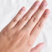 Aigue Marine rectangle 4x2 mm - 0.30 cts