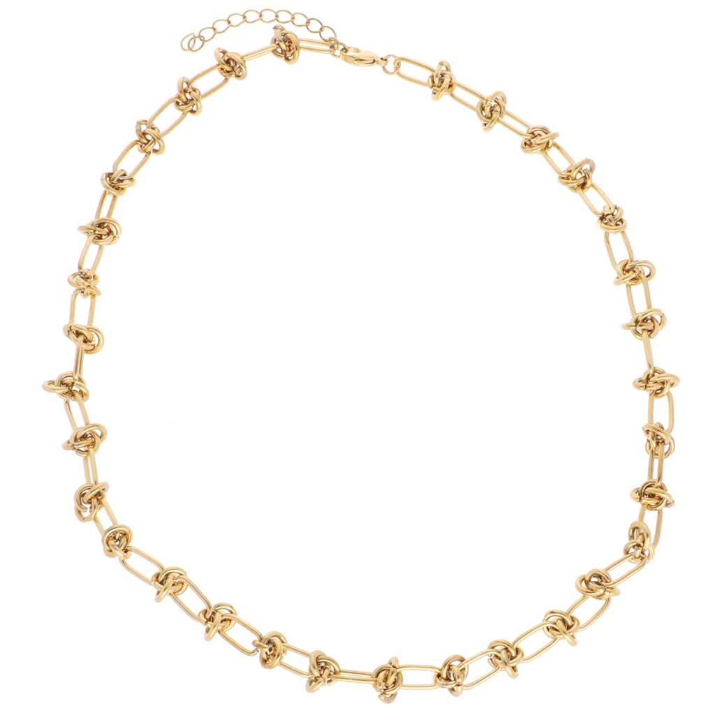 Collier Cassandre en argenté – Saint Laurent