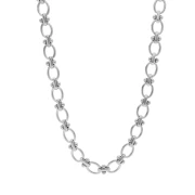 Collier maille Fantaisie 7.5 mm - Acier inoxydable 304L x46cm