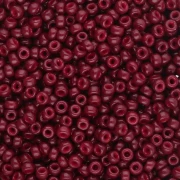Rocaille Miyuki Duracoat 11/0 4470 - Dyed Opaque Maroon x8g