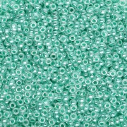 Rocaille Miyuki 15/0 536 - Aqua Green Ceylon x8g|raw }}