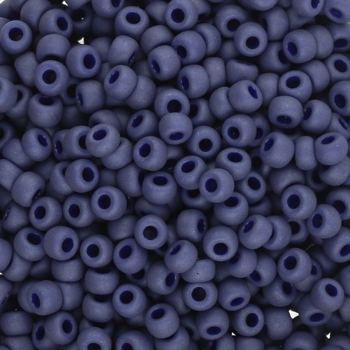 Rocaille Miyuki 8/0 2075 - Opaque Cobalt Luster Mat x8g