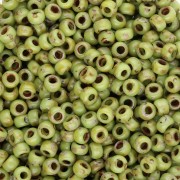 Rocaille Miyuki 8/0 4515 - Opaque Chartreuse Picasso x8g|raw }}