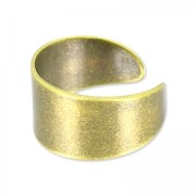 Bague large sans anneau bronze x1