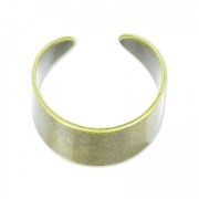 Bague large sans anneau bronze x1