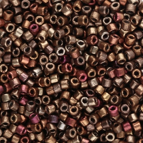 Rocailles Matubo 10/0 2.1 mm - Gold Iris Metallic Mat x10g