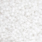 Rocailles Matubo 10/0 2.1 mm - Opaque White x10g