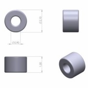 Rocailles Matubo 10/0 2.1 mm - Siam Ruby x10g