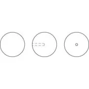 Nacrée PureCrystal semi-percée 5818 3 mm Pearlescent White Pearl x1