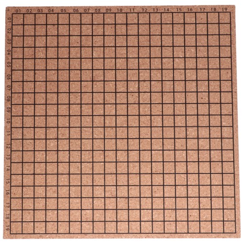 Planche en liège pour le macramé 20x20 cm - Naturel