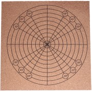 Planche en liège pour le macramé 20x20 cm - Naturel