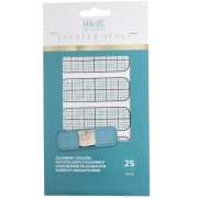 Autocollants d'alignement pour machine à poinçoinner manuelle We R Makers x25