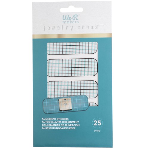 Autocollants d'alignement pour machine à poinçoinner manuelle We R Makers x25