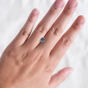 Aigue Marine ovale 7.2x5.6 mm - 0.90 cts