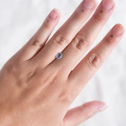 Aigue Marine ovale 6.5x5 mm - 0.65 cts