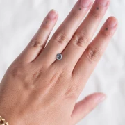 Aigue Marine ronde 6 mm - 0.90 cts