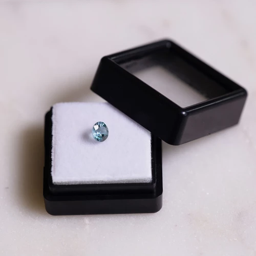 Aigue Marine ronde 4.9 mm - 0.45 cts