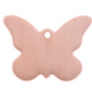 Pendentif papillon 19x25 mm pour poudre de sur-glaçure Efcolor en cuivre x1